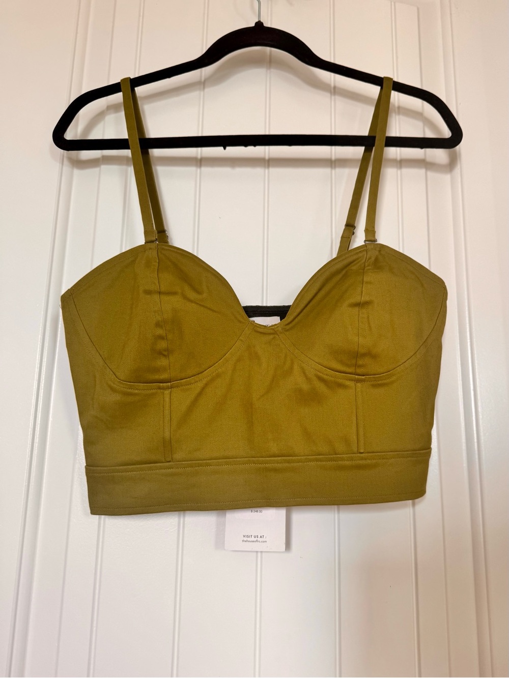 Lita by ciara corset NWT size M in color avocado green
